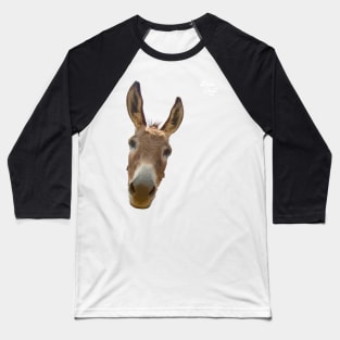 Donkey Face - Outline - Barn Shirt USA Baseball T-Shirt